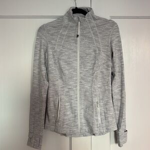 Lululemon Heather Gray Zip-Up Jacket